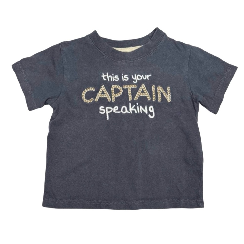 Vintage Gymboree This Is Your Captain Speaking Tee